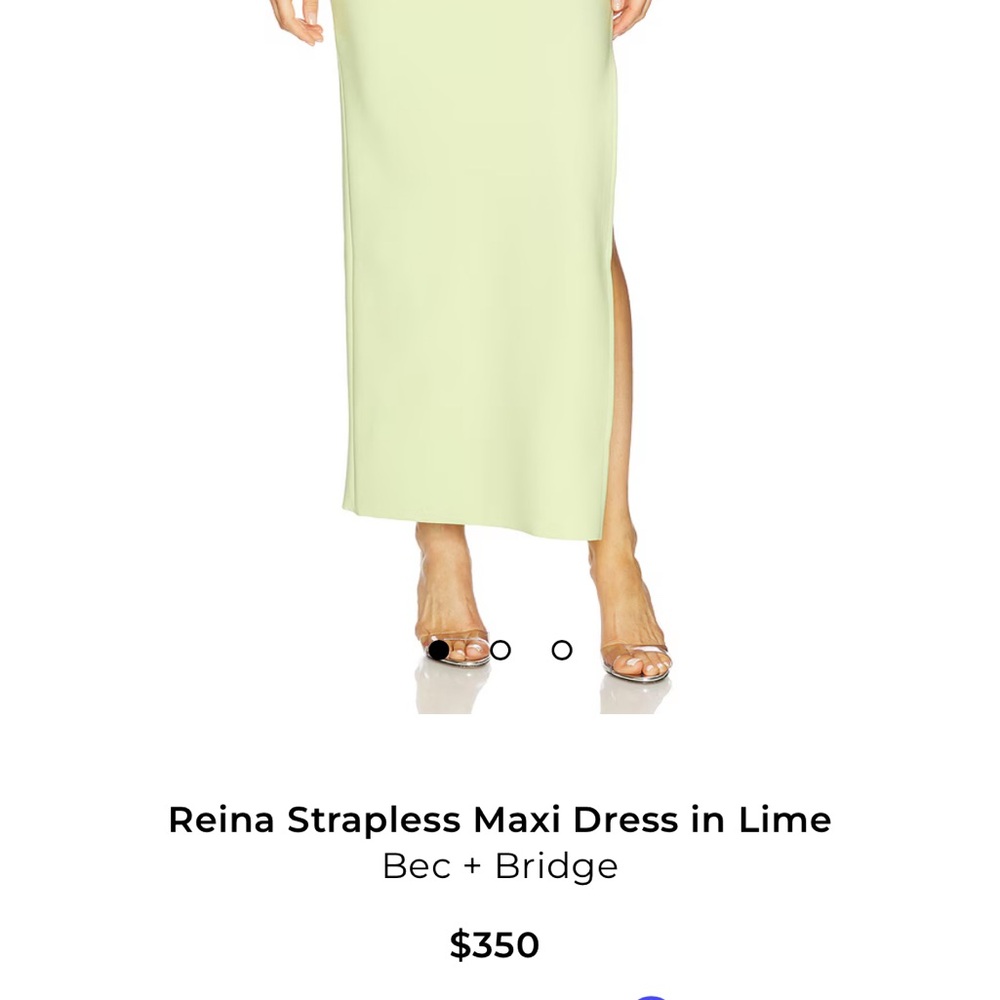 Bec & Bridge Light Green Maxi Dress